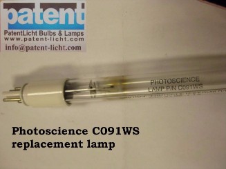 PAT/PHOTOSCIENCE C091WS REPLACEMENT LAMP