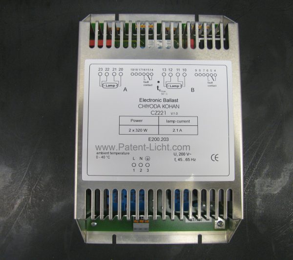 PAT /  Chiyoda Kohan CZ221 Ballast