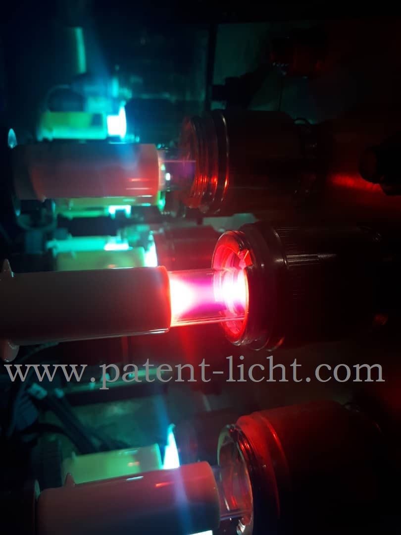 Trojan UV chamber lamp turn purple